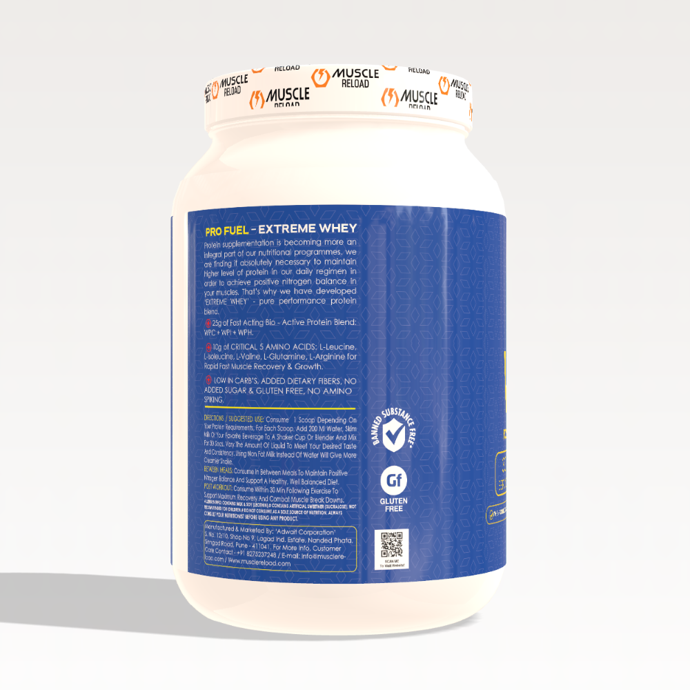 MRN Extreme Whey : 25g Protein for Fast Muscle Recovery