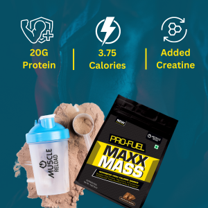 Pro-Fuel Maxx Mass Gainer – High Calorie weight gainer -1kg Buy 1 Get 1 Free