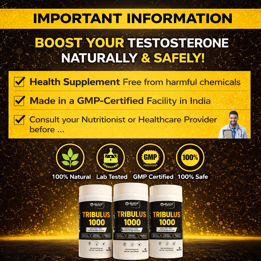 Muscle Reload Tribulus 1000 – Natural Testosterone Support for Men (60 Veg Capsules)