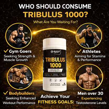 Muscle Reload Tribulus 1000 – Natural Testosterone Support for Men (60 Veg Capsules)