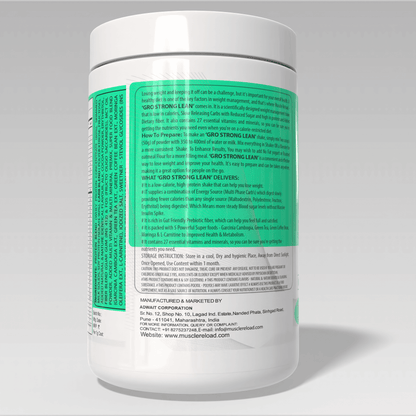 Muscle Reload Gro Strong Lean : Your Guilt-Free Weight Loss Treat! |- 500g Buy one get one free
