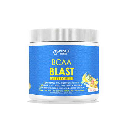 Muscle Reload BCAA Blast |250g | 20 Serving| | Fastest Muscle Recovery | Maximized Workout Performance | 7g BCAA | 1g L-Taurine | 1g L-Citrulline