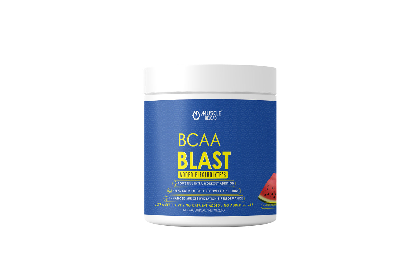 Muscle Reload BCAA Blast |250g | 20 Serving| | Fastest Muscle Recovery | Maximized Workout Performance | 7g BCAA | 1g L-Taurine | 1g L-Citrulline