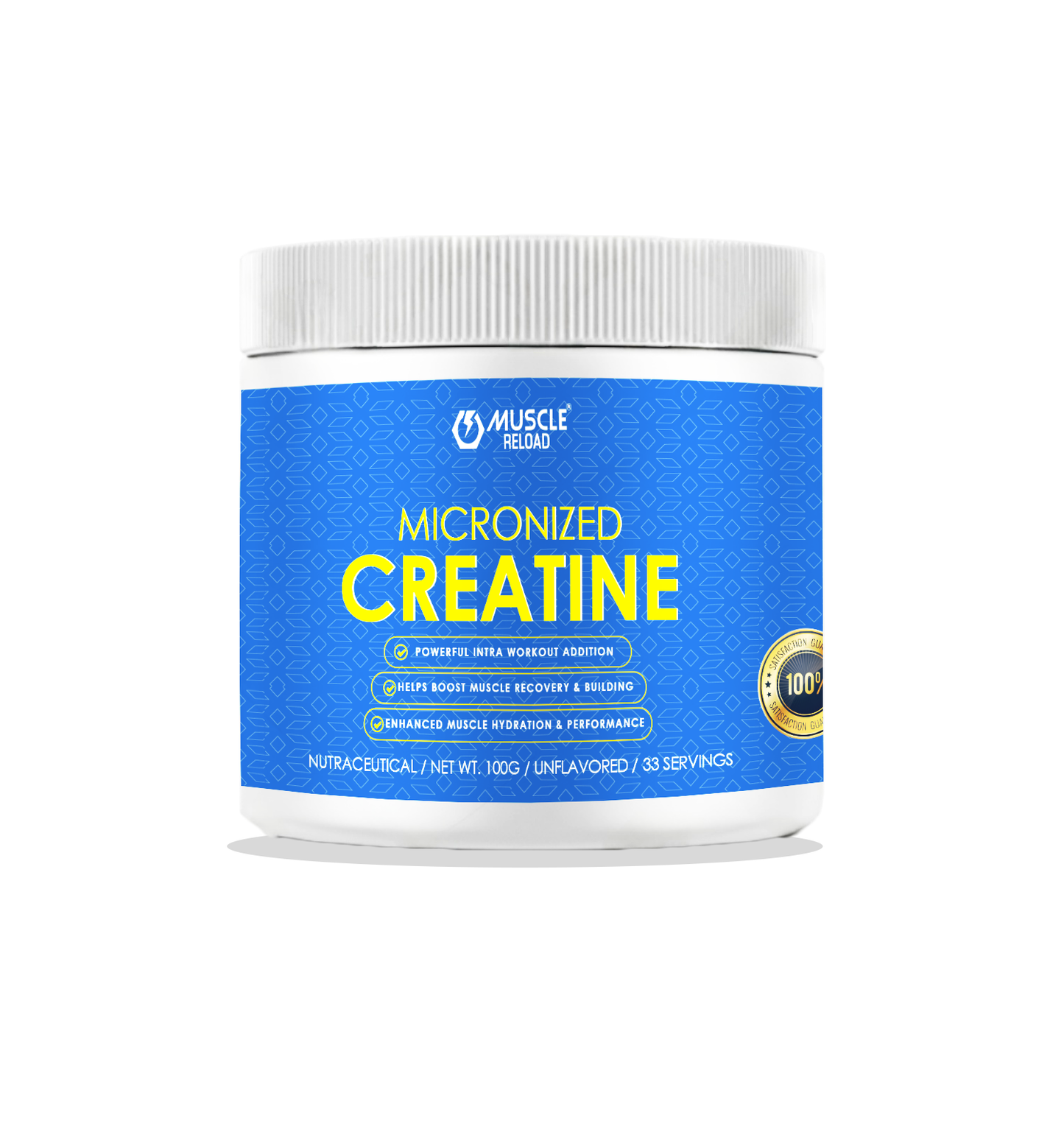 MRN-Micronized Creatine Monohydrate| 3000 MG Per Serving(100g, 33Serving) 100% Pure Creatine | Unflavored | Creatine For Men & Women