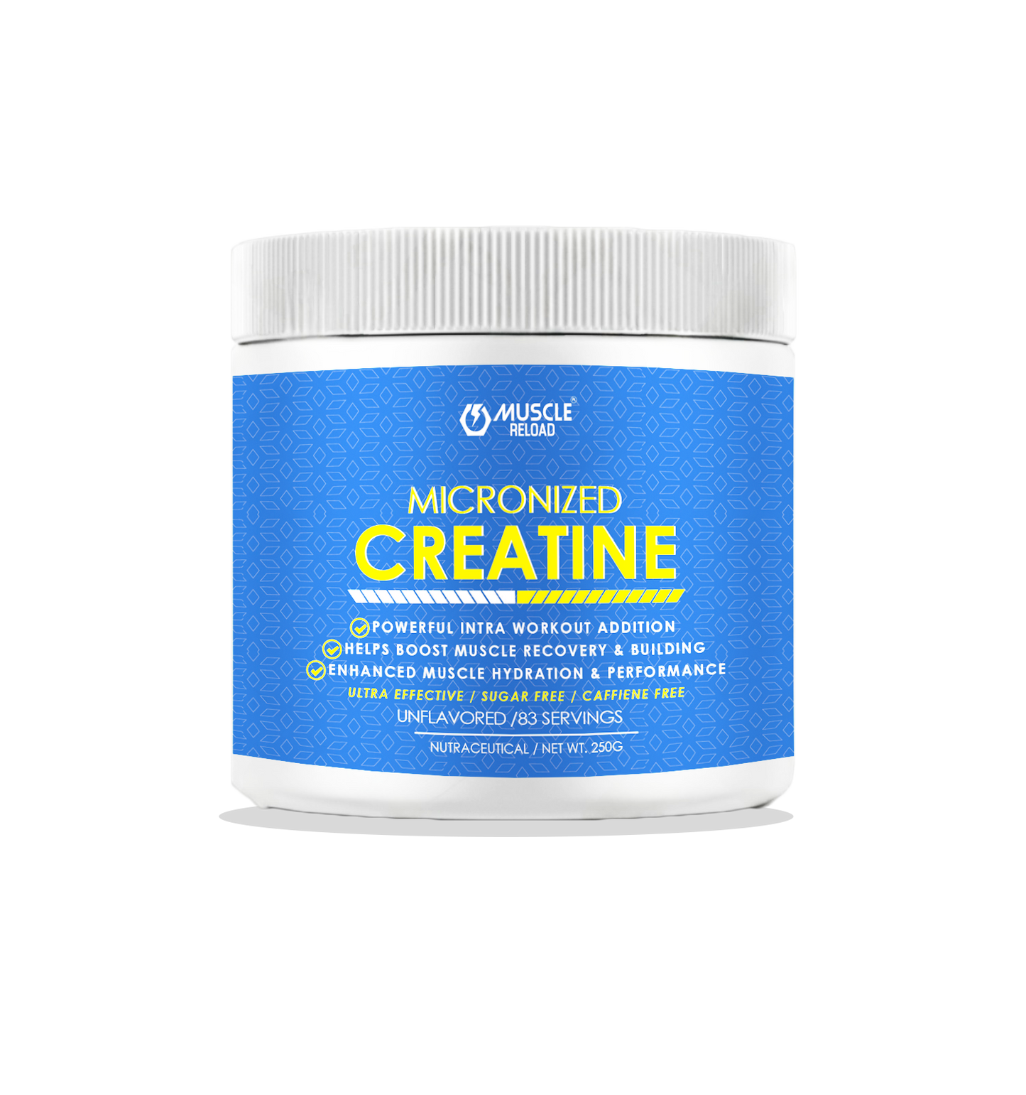 MRN-Micronized Creatine Monohydrate| 3000 MG Per Serving(250g, 83Serving) 100% Pure Creatine | Unflavored | Creatine For Men & Women