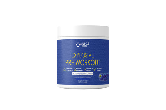 MRN EXPLOSIVE PRE WORKOUT | ALL IN ONE | STRENGTH, ENERGY, FOCUS, HYDRATION AND ABSORPTION BLEND- 20 SERVING | 300g