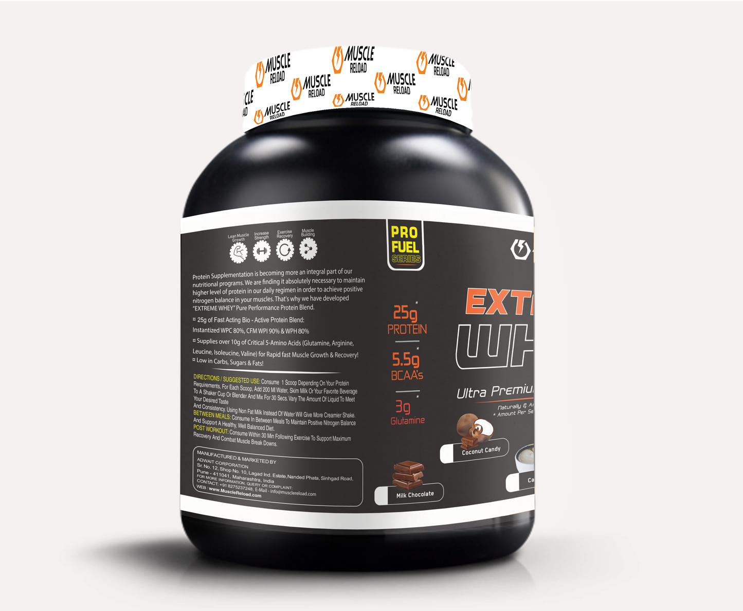 MRN EXTREME WHEY | Ultra Premium Whey Blend with Digezyme -2kg|4.4Lbs