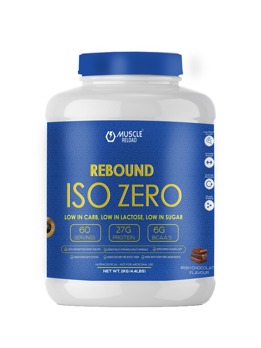 MRN REBOUND ISO ZERO | WHEY PROTEIN ISOLATE| 25G PROTEIN, 40MG CARDIOTONIC & ANTIOXIDANT HERBS BLEND| 2KG(60 Serving) 4.4LBS