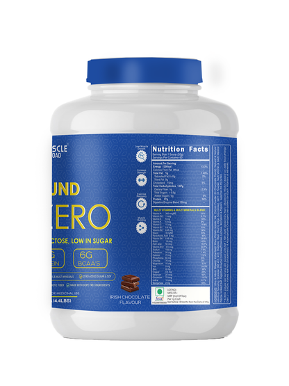 MRN REBOUND ISO ZERO | WHEY PROTEIN ISOLATE| 25G PROTEIN, 40MG CARDIOTONIC & ANTIOXIDANT HERBS BLEND| 2KG(60 Serving) 4.4LBS