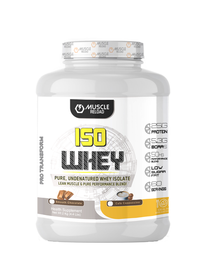 MRN ISO WHEY 100% WHEY PROTEIN ISOLATE| 25G PROTEIN, 40MG CARDIOTONIC & ANTIOXIDANT HERBS BLEND| 2KG(60 Serving) 4.4LBS