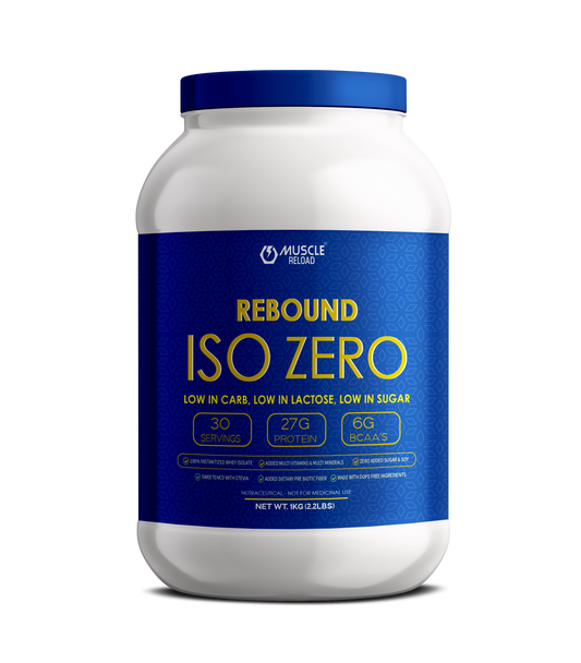 MRN REBOUND ISO ZERO | 25G PROTEIN, 40MG ANTIOXIDANT & CARDIOTONIC HERBS BLEND 100% WHEY PROTEIN ISOLATE| 1KG(30 Serving)