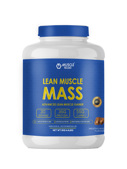 MRN PRO TRANSFORM LEAN MUSCLE MASS GAINER | HIGH PROTEIN FORMULA + 3G CREATINE, 2G GLUTAMINE & 1G TAURINE WITH TESTO BOOSTING & ANTIOXIDANT HERBS BLEND (2KG | 4.4LBS)