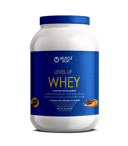 MRN LEVEL UP WHEY | BEGINNERS WHEY  WITH 15G PROTEIN, .9G EAA'S & 3.1G BCAA'S| 30 SERVING(1KG 2.2LBS)