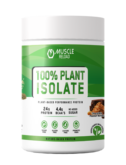 MRN 100% Plant Isolate | Vegan, Lactose Free & Soy Free | From Pea, Brown Rice Protein & Pumpkin Seed Powder | Active Lifestyle | Healthy Muscles | Weight Control | 24g Plant Protein | 4.4g BCAA  - 500G (12.5 SERVING)