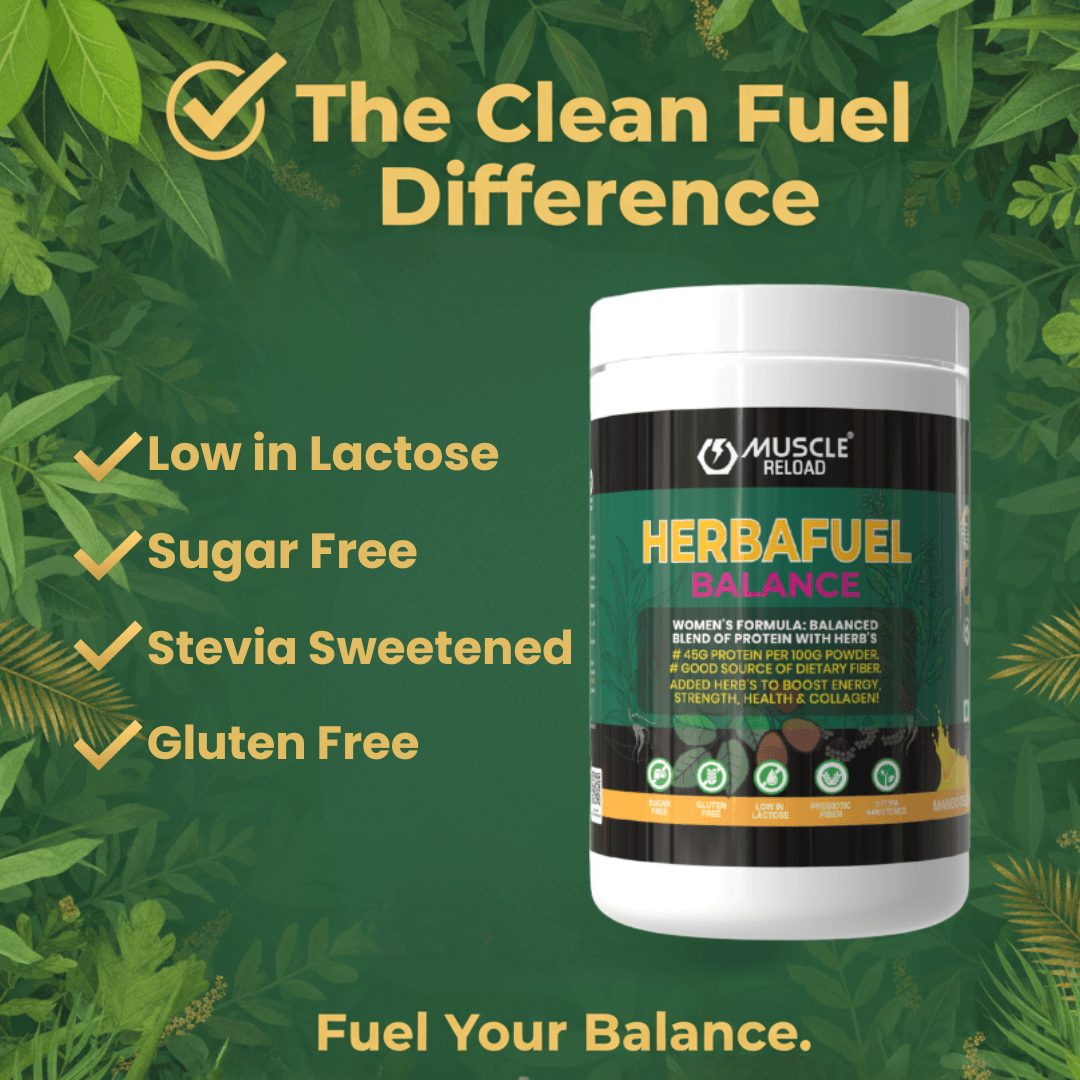 HerbaFuel Balance for Women – Protein + Herbs for Strength, Hormonal & Metabolic Support (500g)