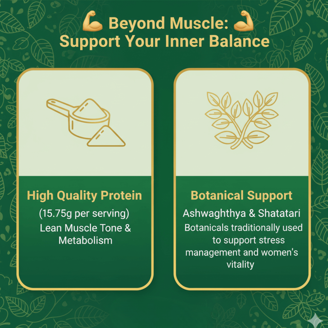 HerbaFuel Balance for Women – Protein + Herbs for Strength, Hormonal & Metabolic Support (500g)