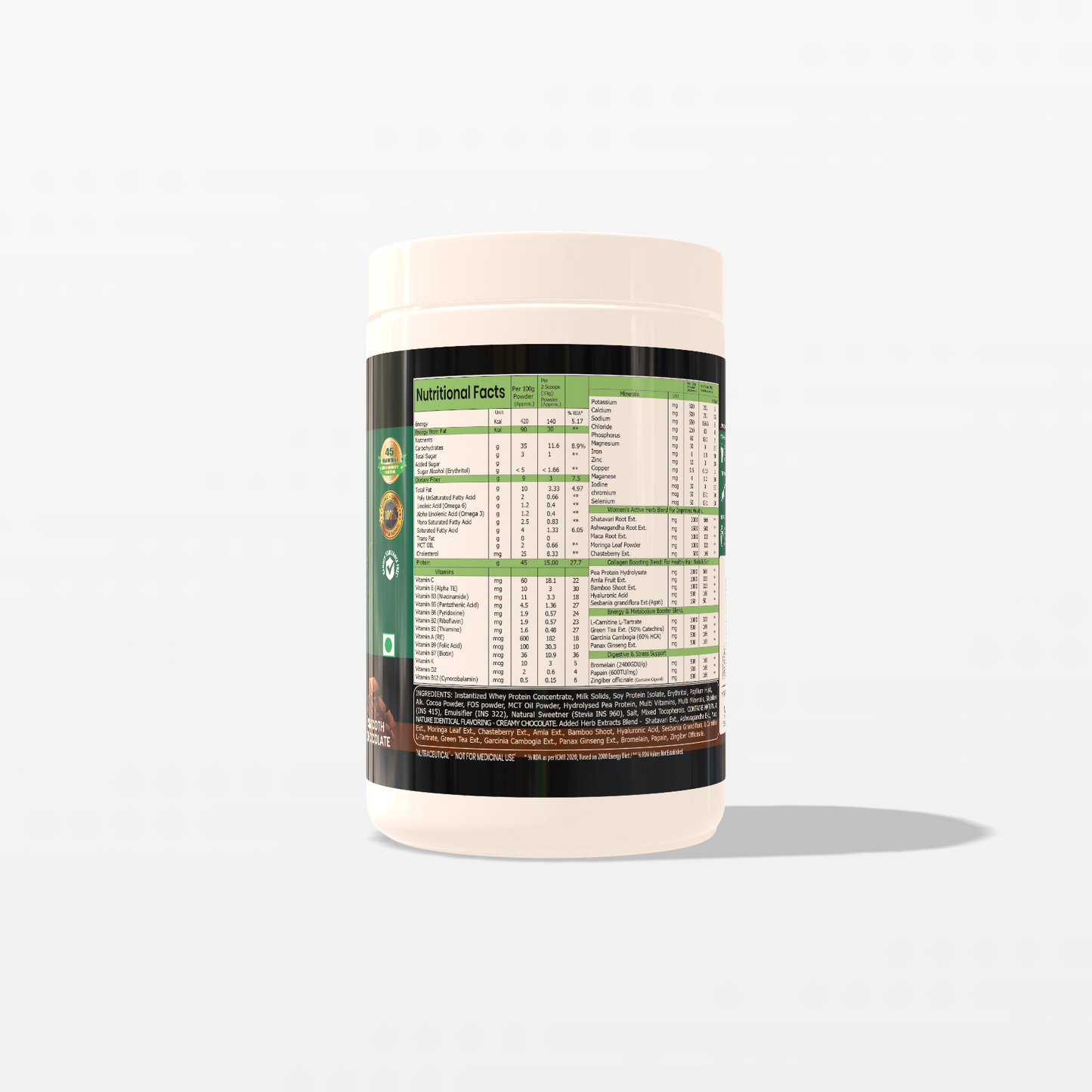 HerbaFuel Balance for Women – Protein + Herbs for Hormonal & Metabolic Support 500g