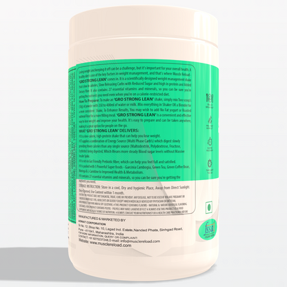 Muscle Reload Gro Strong Lean : Your Guilt-Free Weight Loss Treat! |- 500g