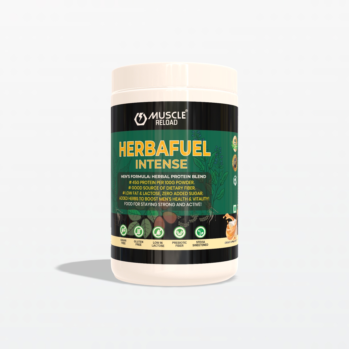 HerbaFuel Intense – Men’s Herbal Protein for Strength, Hormones & Recovery 500g