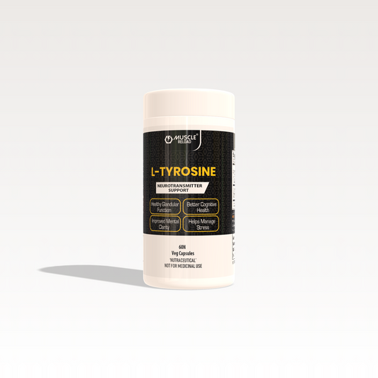 Muscle Reload L-Tyrosine – with magnesium & vitamin B6  – 60 Veg Capsules