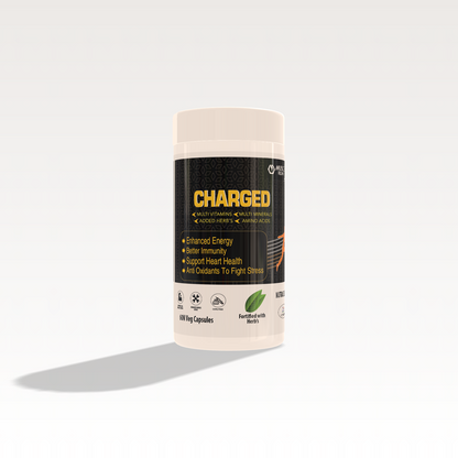 Muscle reload CHARGED - Multi Vitamin, Multi Mineral, Herbs & Amino Acids - 60 Veg Capsules