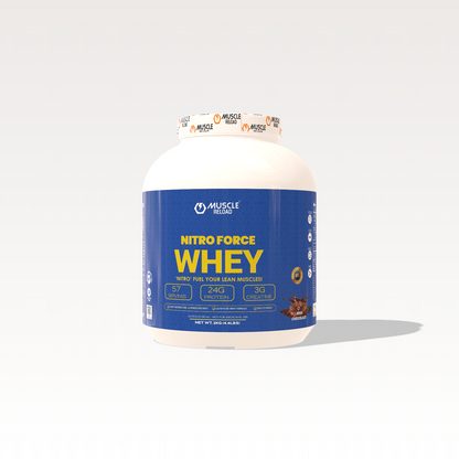 Muscle Reload Nitro Force Whey Protein - Protein, Creatine & L-Citrulline for Strength & Muscle Growth