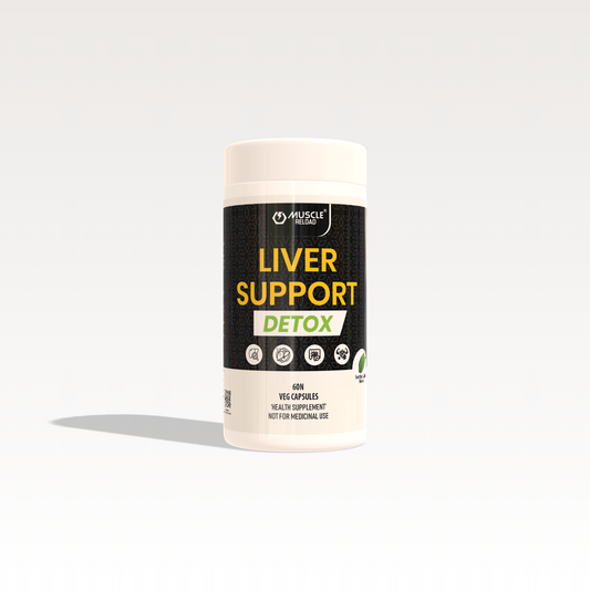Liver Support Detox – Herbal Liver Cleanse with Milk Thistle, Kalmegh, Dandelion & Curcumin - 60 Veg Capsules