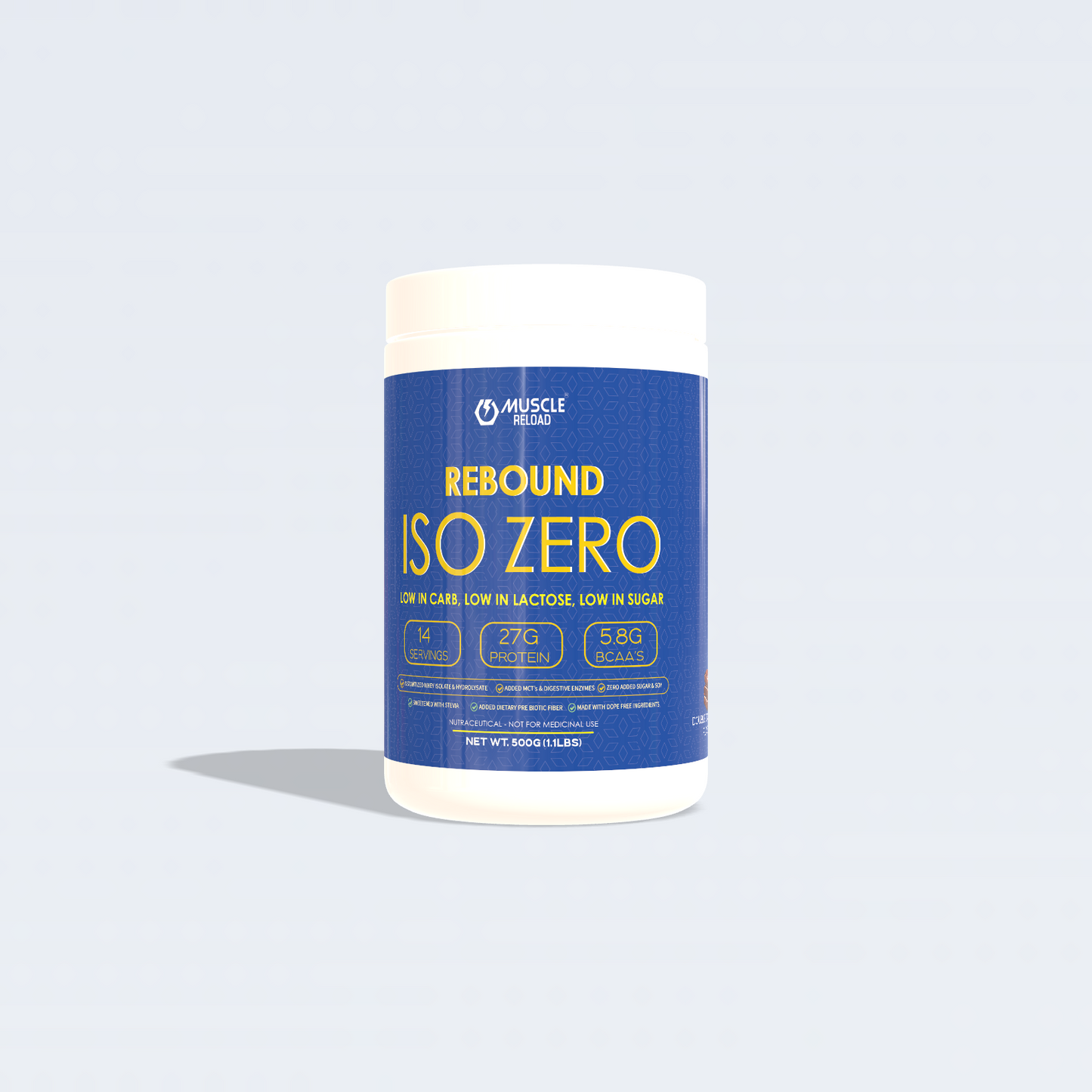 REBOUND ISO ZERO - Ultra Lean Whey Isolate with Zero Sugar & Low Lactose (1kg, 28 Servings)