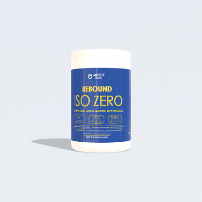 REBOUND ISO ZERO - Ultra Lean Whey Isolate with Zero Sugar & Low Lactose (1kg, 28 Servings)