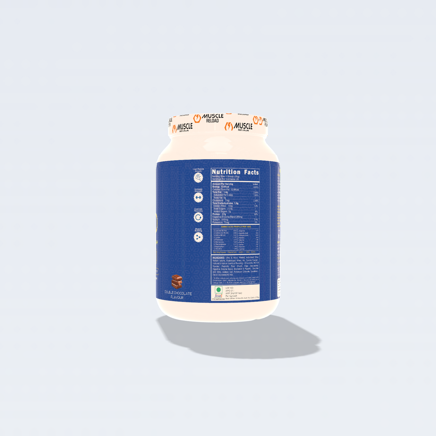 REBOUND ISO ZERO - Ultra Lean Whey Isolate with Zero Sugar & Low Lactose (1kg, 28 Servings)