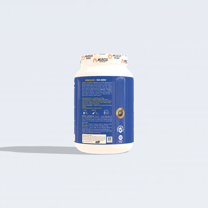 REBOUND ISO ZERO - Ultra Lean Whey Isolate with Zero Sugar & Low Lactose (1kg, 28 Servings)