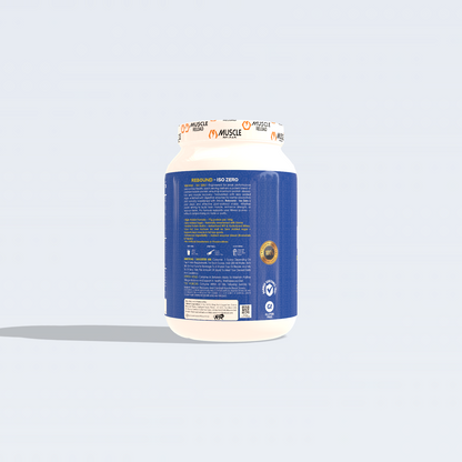 REBOUND ISO ZERO - Ultra Lean Whey Isolate with Zero Sugar & Low Lactose (1kg, 28 Servings)