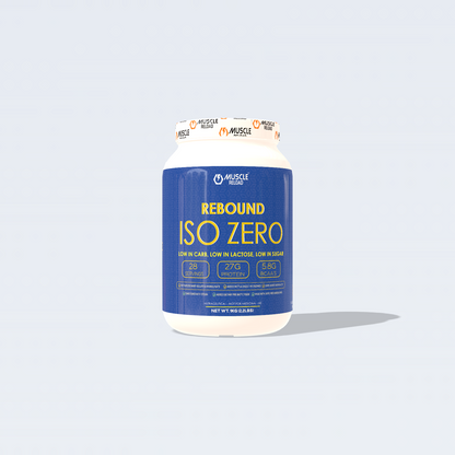 REBOUND ISO ZERO - Ultra Lean Whey Isolate with Zero Sugar & Low Lactose (1kg, 28 Servings)