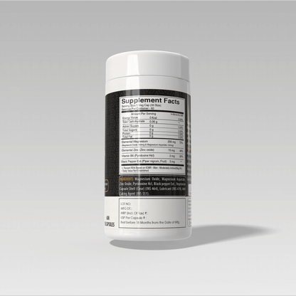 Muscle Reload ZMA – Night Time Recovery & Muscle Repair Formula (60 Veg Capsules)